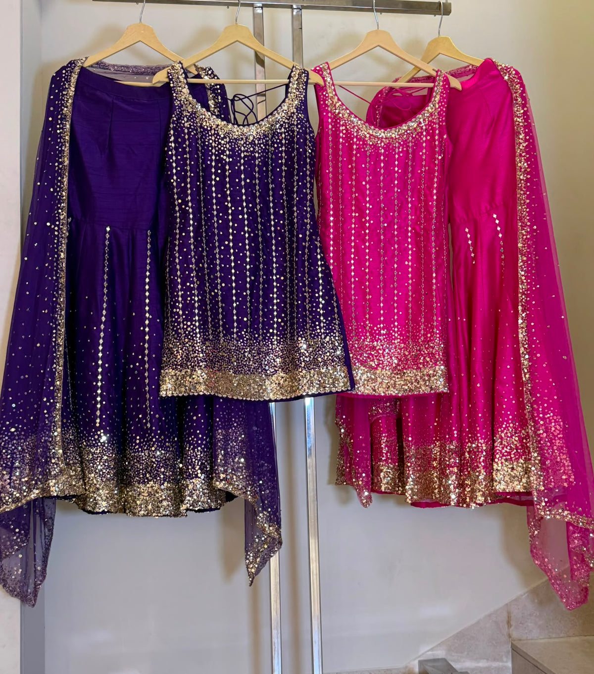 ARYA Shimmer Gharara Suit