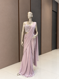 INARA Lavender Draped Saree