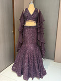 Nyraa Purple lehenga Choli Set