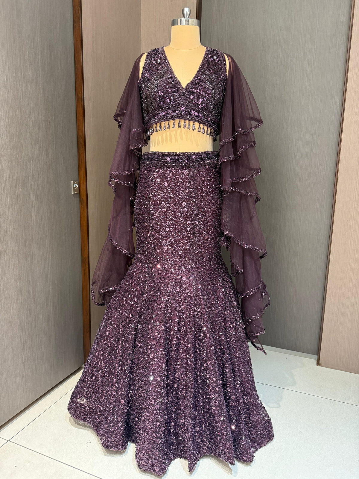 Nyraa Purple lehenga Choli Set