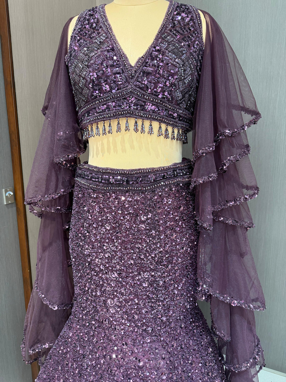 Nyraa Purple lehenga Choli Set