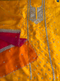 Neer Shimmer Organza Silk Suit-Dupatta