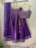 Nyraa Purple Lehenga Choli