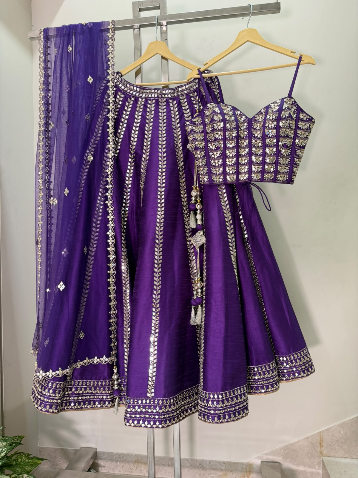 Nyraa Purple Lehenga Choli