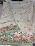 Neer Cream Organza Suit Dupatta