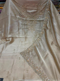 Neer Beige Tissue Silk Suit-Dupatta