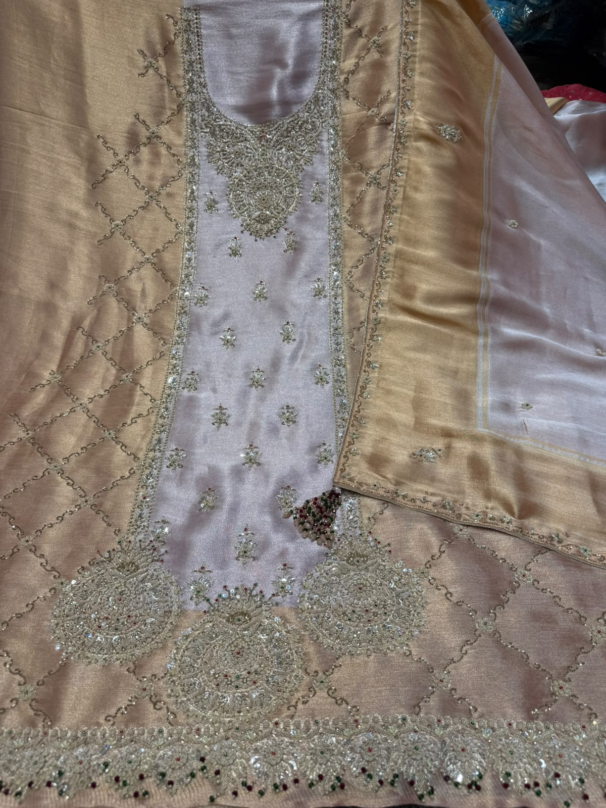 Neer Tissue Silk Suit-Dupatta