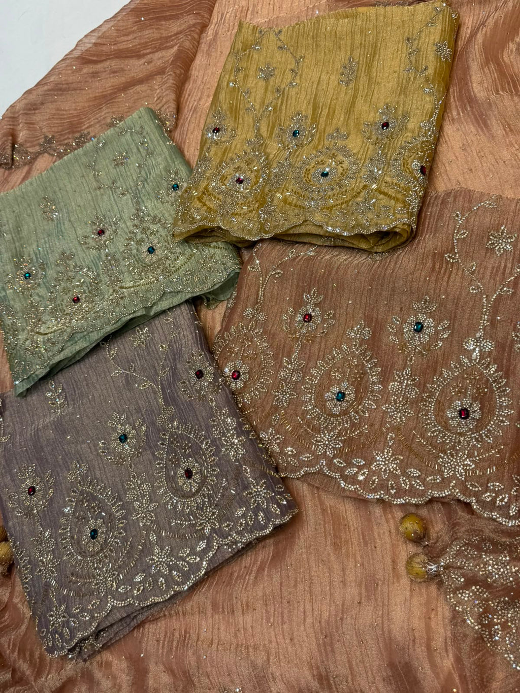Neer Tissue Silk Suit Set Dupatta