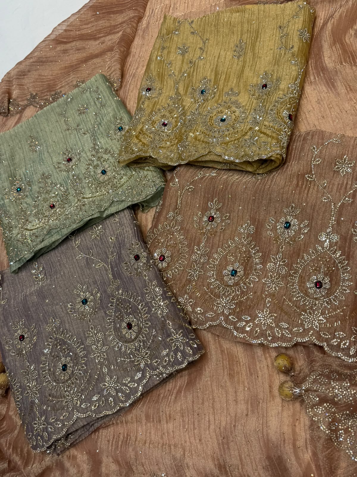 Neer Tissue Silk Suit Set Dupatta