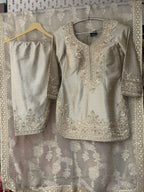 Taara Sage Green Embroidered Farshi Salwar Suit