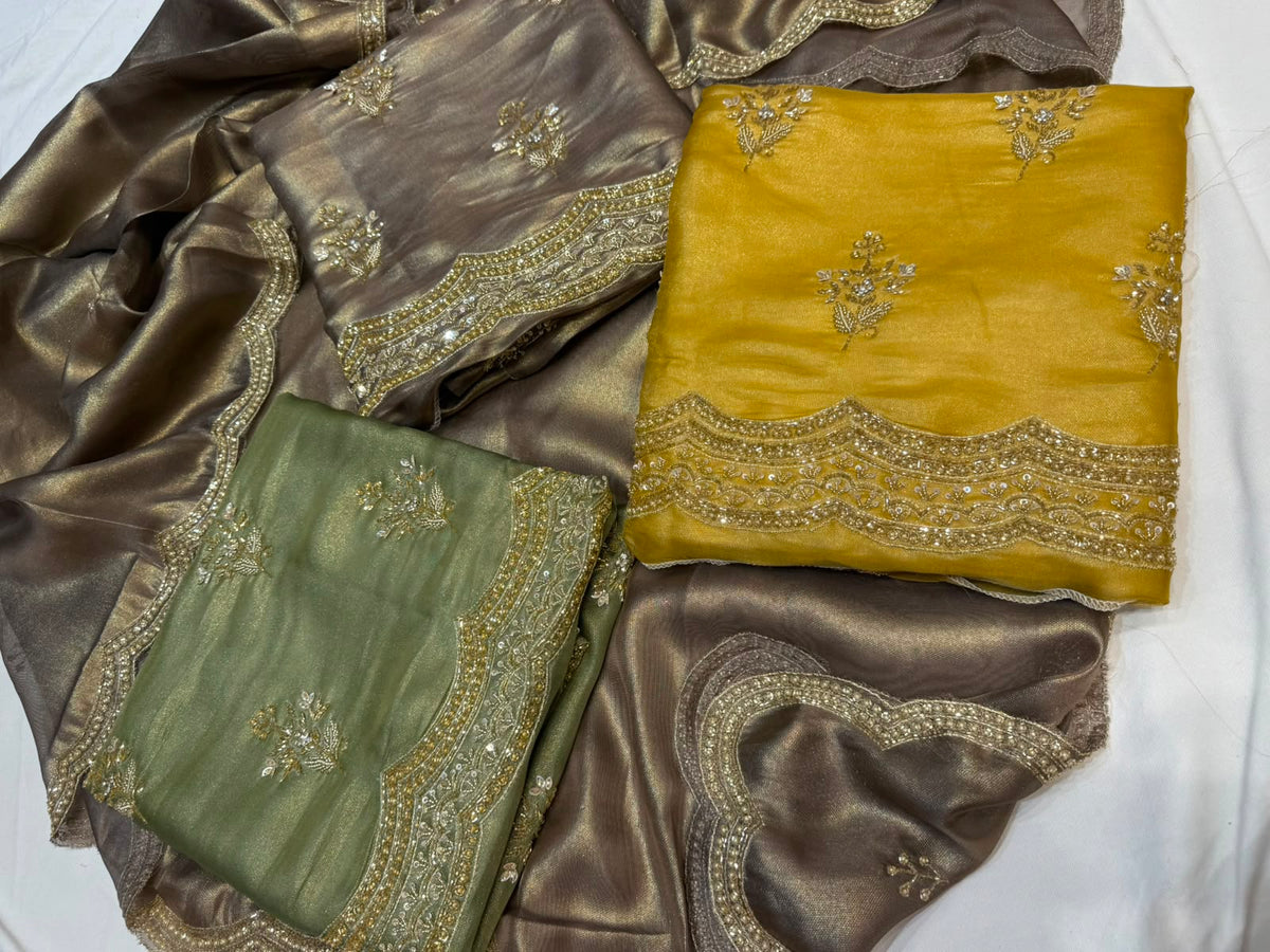 Neer Shimmer Silk Suit Dupatta