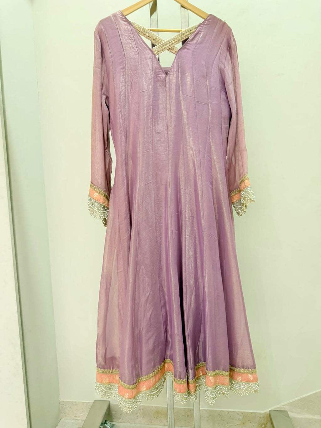 Taara Lavender 3-Piece Suit-Dupatta