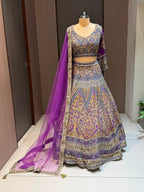 Nyraa Blue Lehenga Choli Set