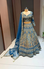 Nyraa Blue Lehenga Choli Set