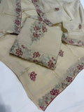 Neer Organza Cotton Suit Set- Dupatta