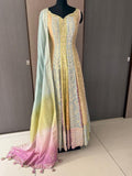 Mira One Piece Multicolored Anarkali Suit