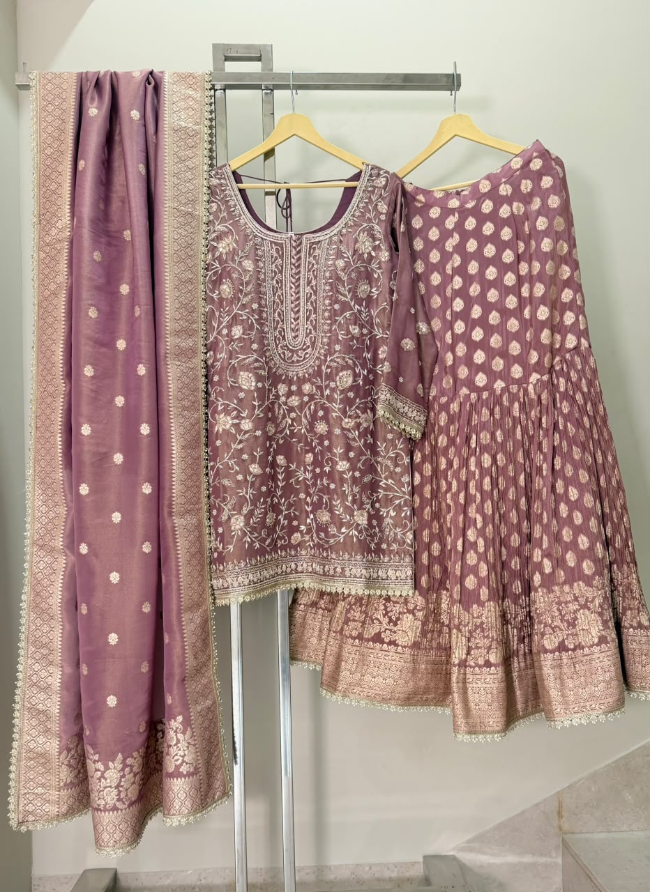 ARYA Lavender Sharara Suit