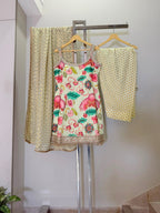 Taara Yellow Embroidered Short Kurta & Salwar Set
