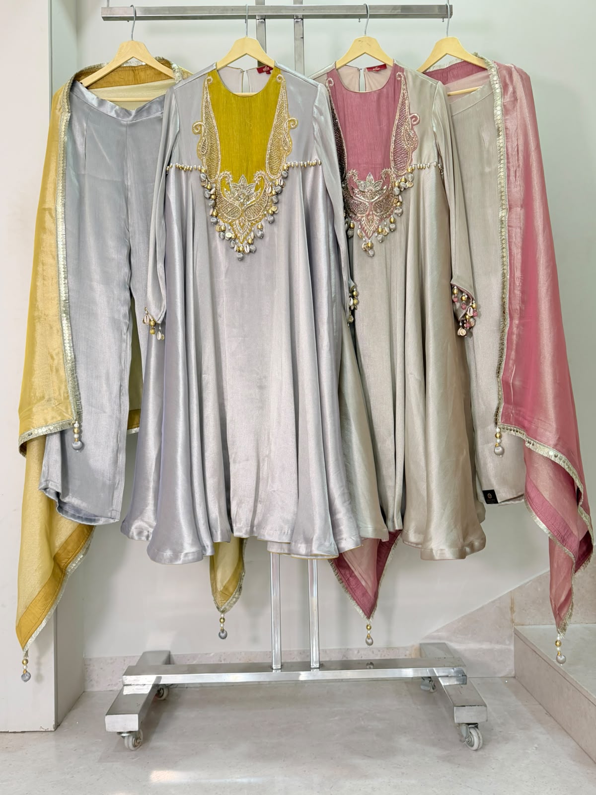 Taara Embroidered Anarkali Suit Set