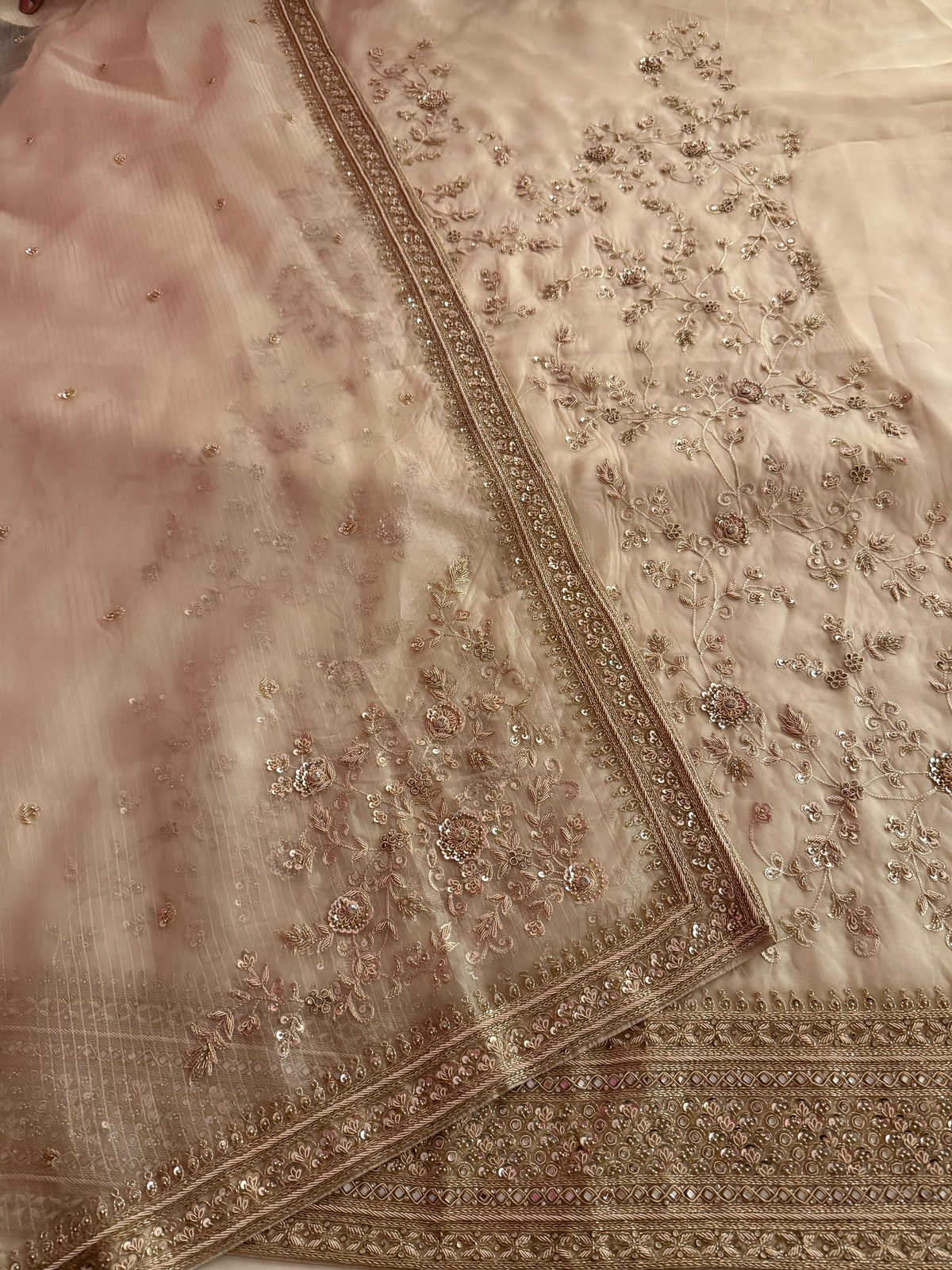 Neer Organza Suit Dupatta