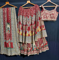 Nyraa Red Embroidered Lehenga Choli