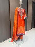 Taara Silk Banarasi Suit-Dupatta with Ready-to-Wear Pants