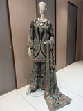 Taara Black Multicolored Printed Suit Set