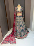 Nyraa Navy Blue Lehenga Choli Set