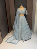 Nyraa Ice Blue Lehenga Choli Set