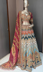 Nyraa Embroidered Multicolored Lehenga choli