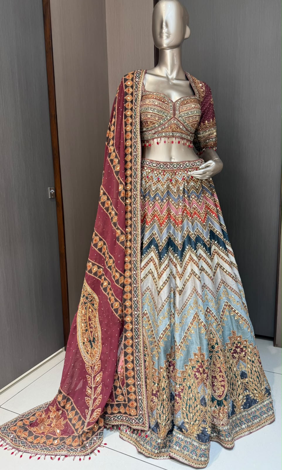 Nyraa Embroidered Multicolored Lehenga choli