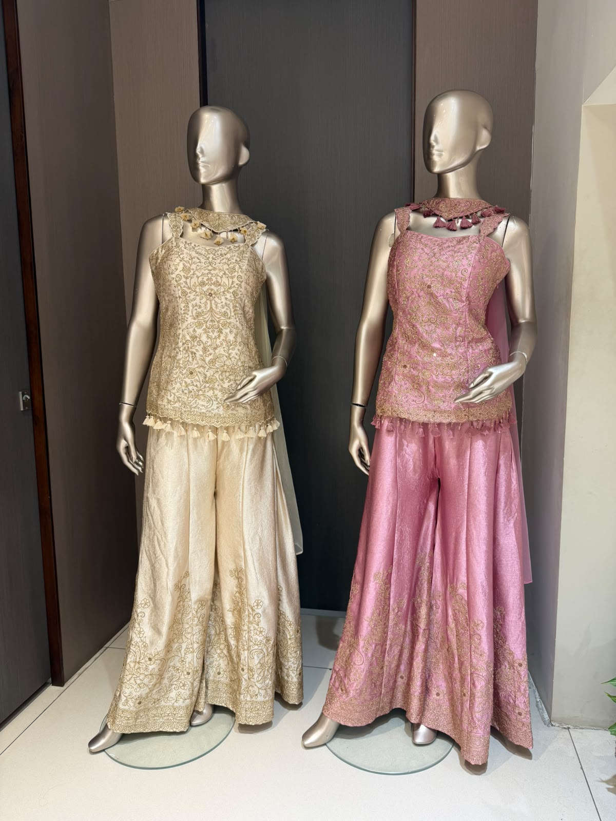 ARYA 3-Piece Sharara Suit with Short Kurti