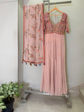 Mira One Piece Anarkali Suit-Dupatta