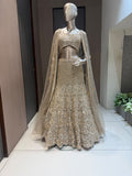 Nyraa Golden Fish-Cut Style Lehenga Choli