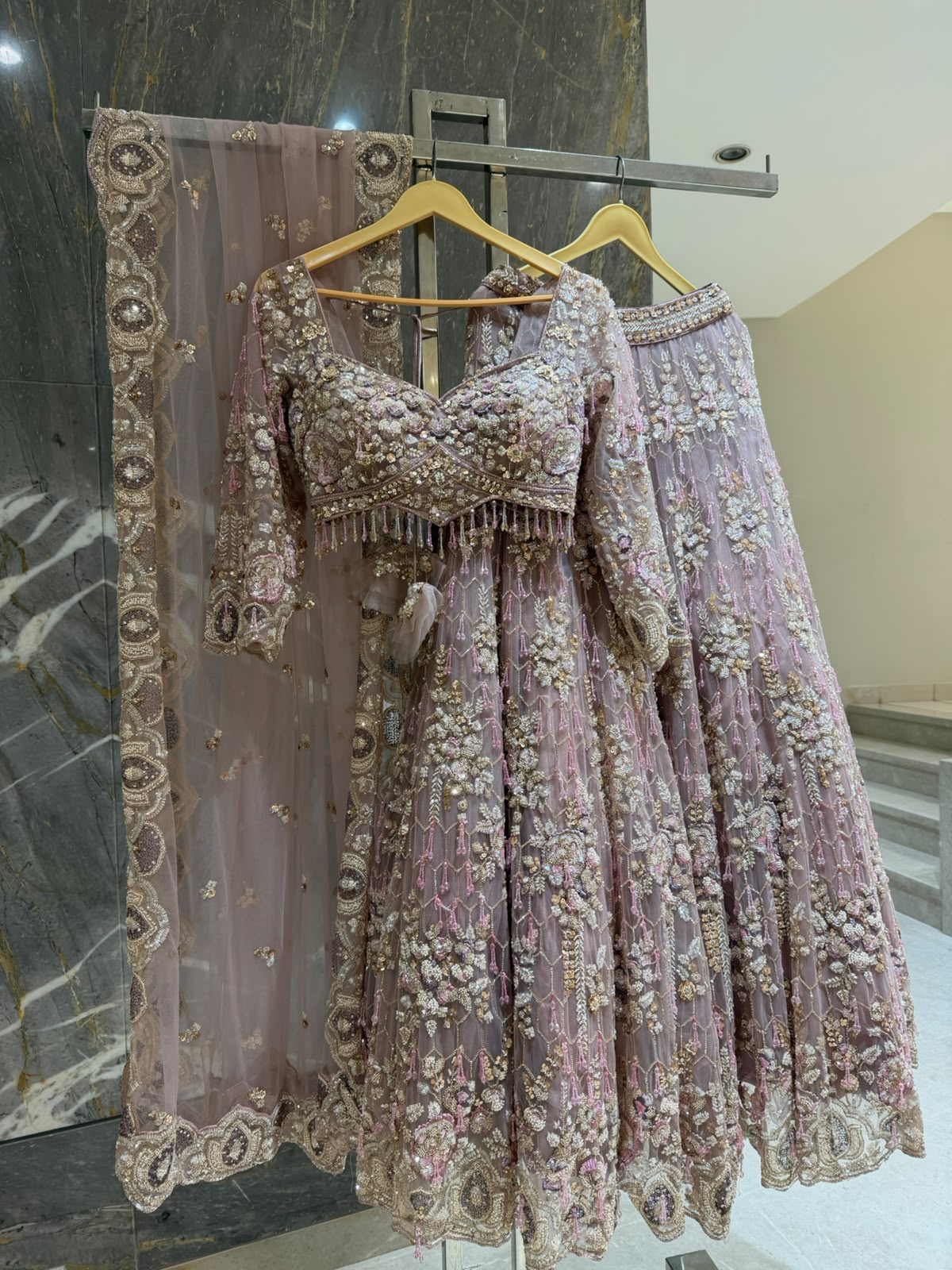 Nyraa Pink Embroidered Lehenga Choli