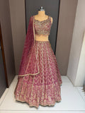 Nyraa Onion Pink Embroidered Lehenga Choli