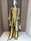 ARYA Mehendi Green Sharara Suit