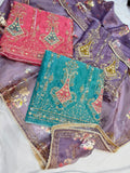 Neer Organza Silk with Suit Dupatta