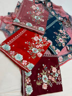 Neer Glace Cotton Suit Set with Dupatta