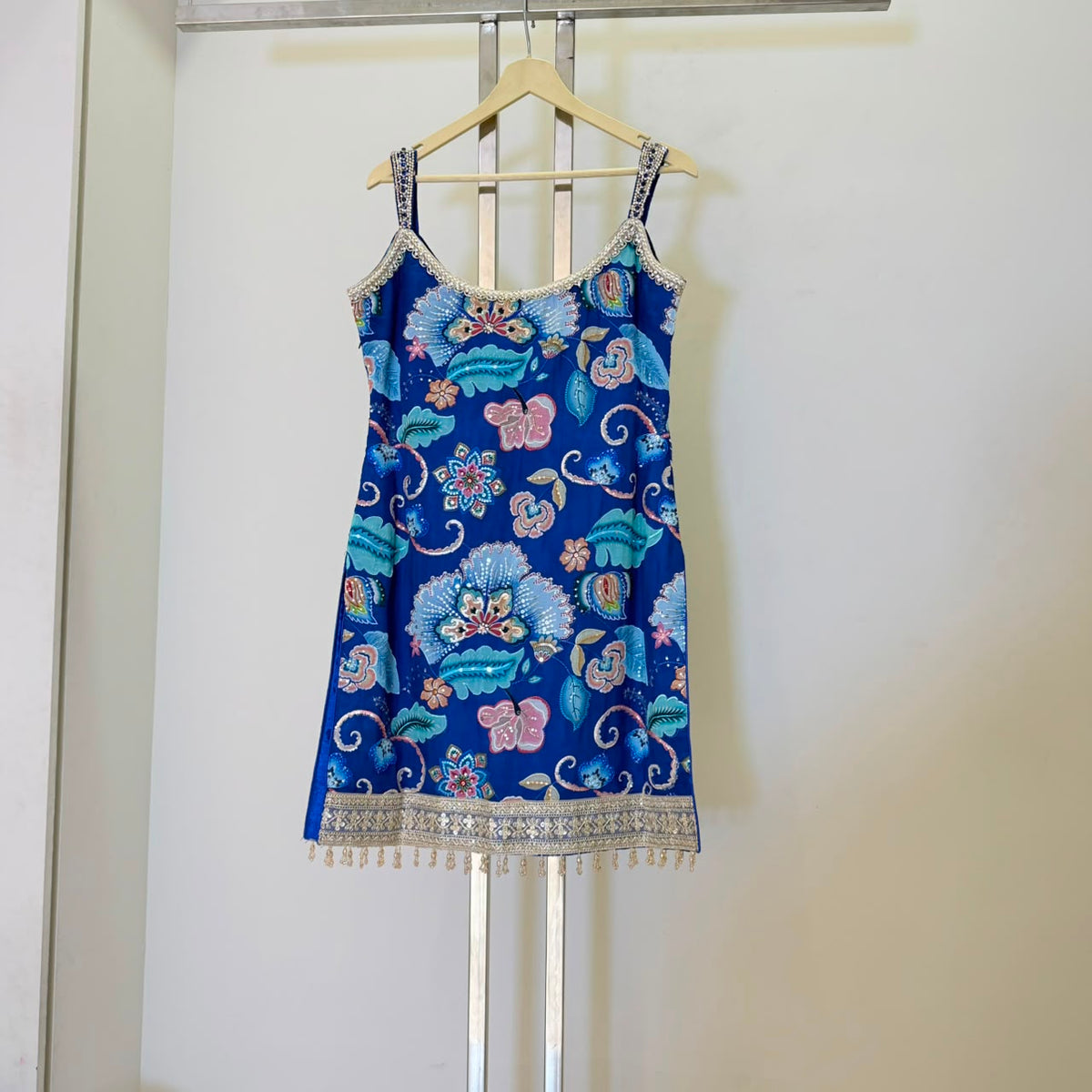 Taara Yellow Embroidered Short Kurta & Salwar Set