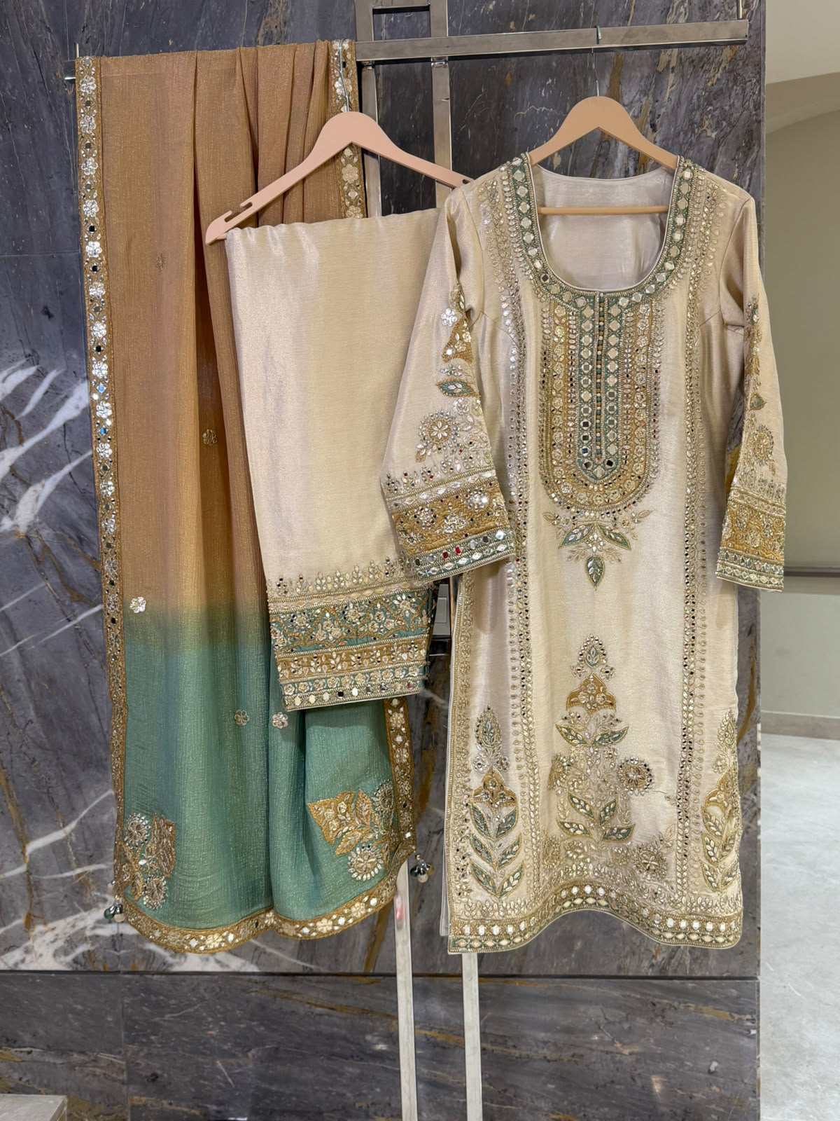 Taara Embroidered Farshi Salwar Suit