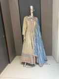 Mira One Piece Anarkali Suit-Dupatta