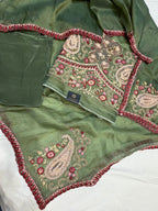 Neer Organza Suit-Dupatta Set