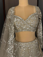Nyraa Ornate Beige Embroidered Lehenga Choli