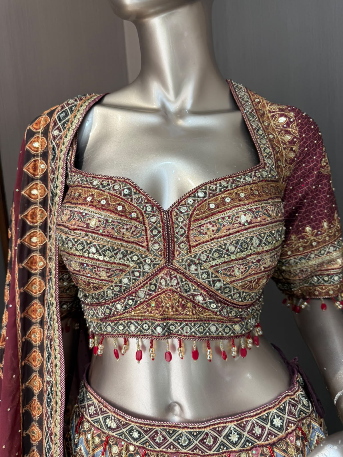 Nyraa Embroidered Multicolored Lehenga choli