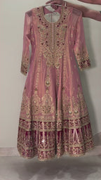 Mira Pink 3-Piece Anarkali Suit